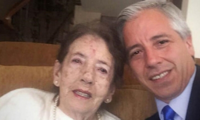 Linera junto a su mamá/Foto. RRSS