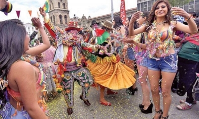 La fiestas carnavaleras volverán después de dos año en Bolivia