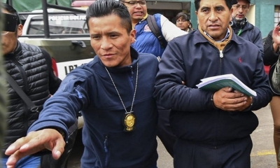 El exministro de Desarrollo Rural César Cocarico 