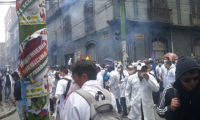 Las protestan continuan/Foto. RRSS