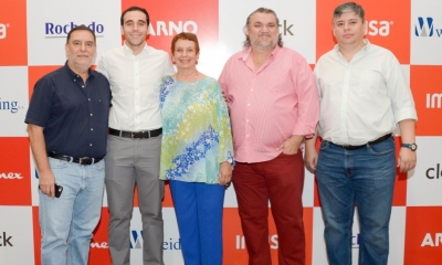 Fernando Herrera, Erwin Weidling, Kitty Weidling, Robert Weidling y Rudy Weidling/Foto. LG