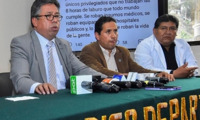 El representante de los galenos de La Paz anticipa la presencia de la dirigencia nacional