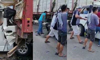 Accidente carretero en Cuatro Cañadas