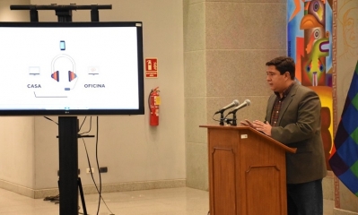El ministro de Trabajo, Óscar Mercado