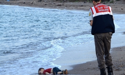 El niño Aylan Kurdi, ahogado en la costa de Turquía - AFP