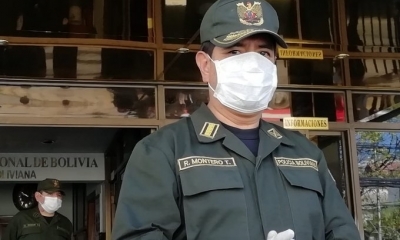 El comandante general de la Policía, Rodolfo Montero