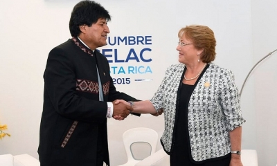 Evo Morales felicita a Bachelet por su nuevo cargo en la ONU.