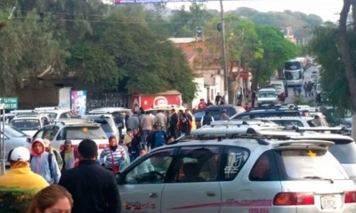 El Comité Cívico de Tarija lleva adelante un paro movilizado de 24 horas exigiendo la abrogación del nuevo Código del Sistema Penal.