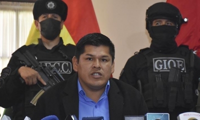 El viceministro de Sustancias Controladas, Jaime Mamani. (Archivo) | APG
