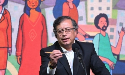 El presidente Gustavo Petro no negó que su campaña haya recibido financiación ilegal | Fuente: AFP