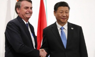 Jair Bolsonaro y Xi Jinping/Foto. RRSS