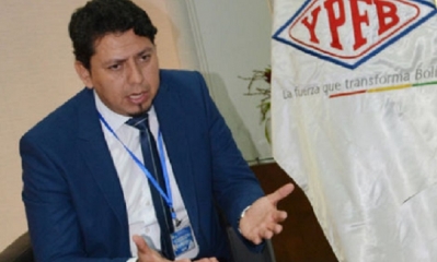 Óscar Barriga, presidente de  YPFB/Foto. RRSS