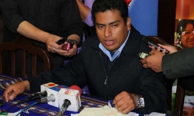 Elmar Callejas, diputado del Movimiento Al Socialismo. Foto: Internet