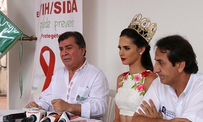 Gonzalo Borda y la Reina del carnaval Romy Paz