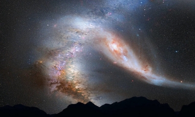 Imagen de la Vía Láctea tomada en 2012. Foto: NASA