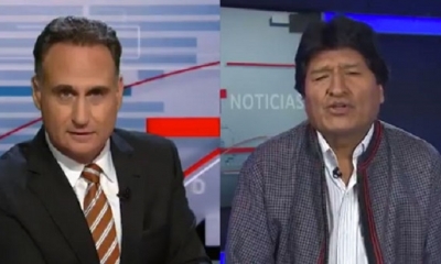 El expresidente del Estado, Evo Morales