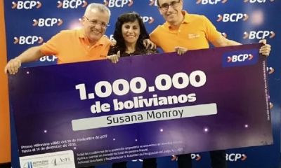 Susana Monroy es la feliz ganadora del sorteo/Foto. RB