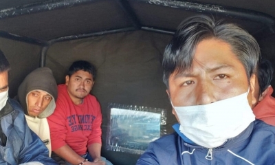Las personas arrestadas en Chuquisaca. | Radio Kawsachun Coca