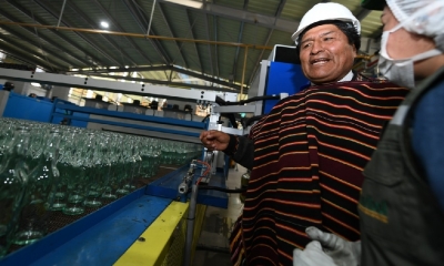 Evo Morales en Zudañez/Foto. ABI