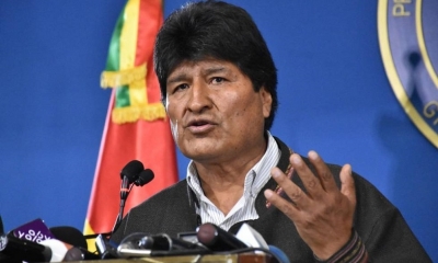 El expresidente, Evo Morales