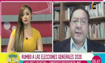 El ex ministro de Economía y candidato a la presidencia, Luis Arce