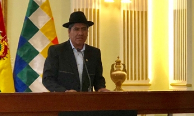 Diego Pary, canciller de Bolivia/Foto. RRSS