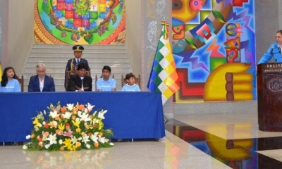 Ministro de Justicia entrega el proyecto en la Casa Grande del Pueblo/Foto. RRSS