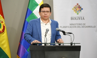El ministro de Planificación del Desarrollo, Sergio Cusicanqui.