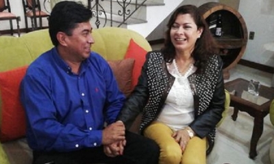 Orlando Ceballos y Carmela TorrezFoto. RRSS