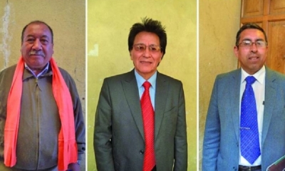 Se presentaron tres candidatos/Foto. RRSS