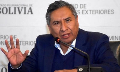 El canciller Rogelio Mayta. Foto de archivo