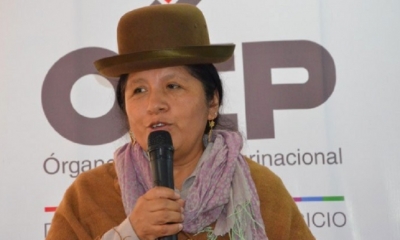 Maria Eugenia Choque, presidenta del TSE/Foto. RRSS