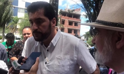 Guido Nayar durante declaraciones a la prensa. Foto: Roger Cuéllar Castro