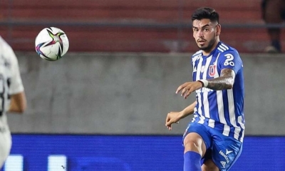 José María Carrasco con la camiseta de Universidad de Chile. 
