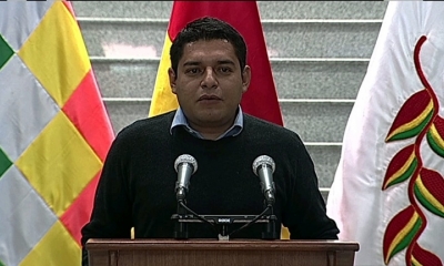El ministro de Justicia, Álvaro Coimbra