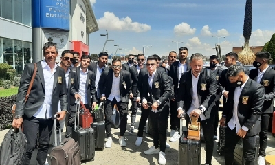 The Strongest viajó a Uruguay para visitar a Plaza Colonia.