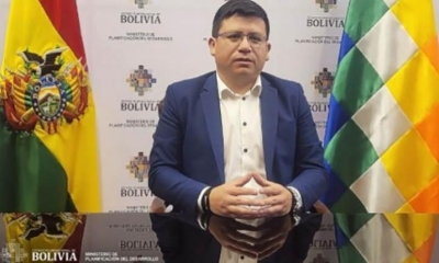 El ministro de Planificación del Desarrollo, Sergio Cusicanqui