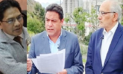 Jorge Silva, Luis Revilla y Carlos Mesa/Foto. Kandire