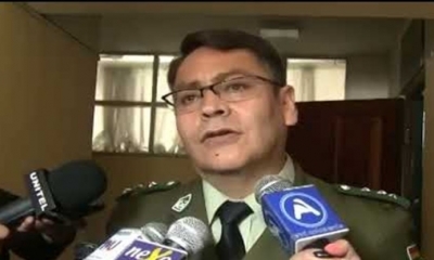 Coronel Johnny Aguilera, director de la FELCC-La Paz. Foto/Internet