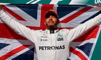 Lewis Hamilton celebra el campeonato conquistado en México/Foto. RRSS