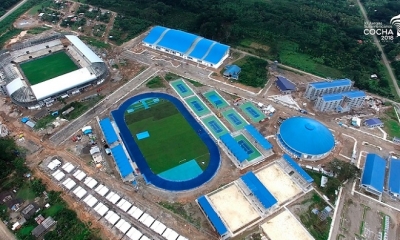 Escenarios deportivos para los juegos Suramericanos en Cochabamba. Foto: RRSS