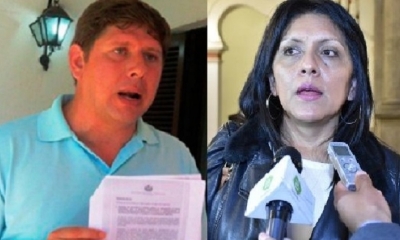 Diputado José Gutiérrez y Gísela López/Foto. Kandire