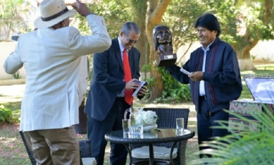 La entrevista fue en Santa Cruz/Foto. RRSS