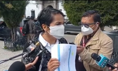 La asambleísta potosina Azucena Fuertes. / Foto: Captura de video.