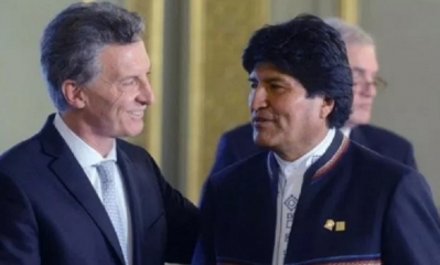 Evo Morales y Mauricio Macri/Foto. RRSS