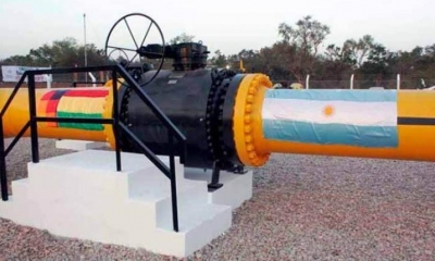 El ducto de exportación de gas en la frontera argentina. | RRSS