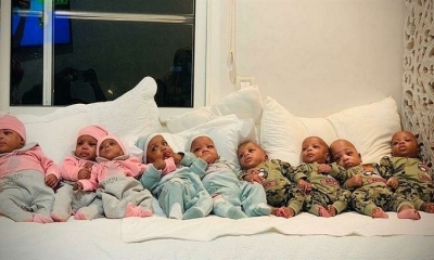 Los bebés nonillizos malienses