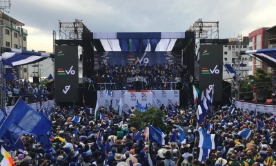 Las organizaciones sociales presentes en la proclamación/Foto. Vicepresidencia