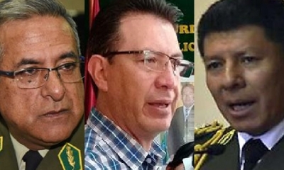 Faustino Mendoza, Rommel Raña y Romulo Delgado/Foto. Kandire
