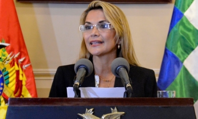  Jeanine Añez, presidenta del Estado Plurinacional/Foto. ABI